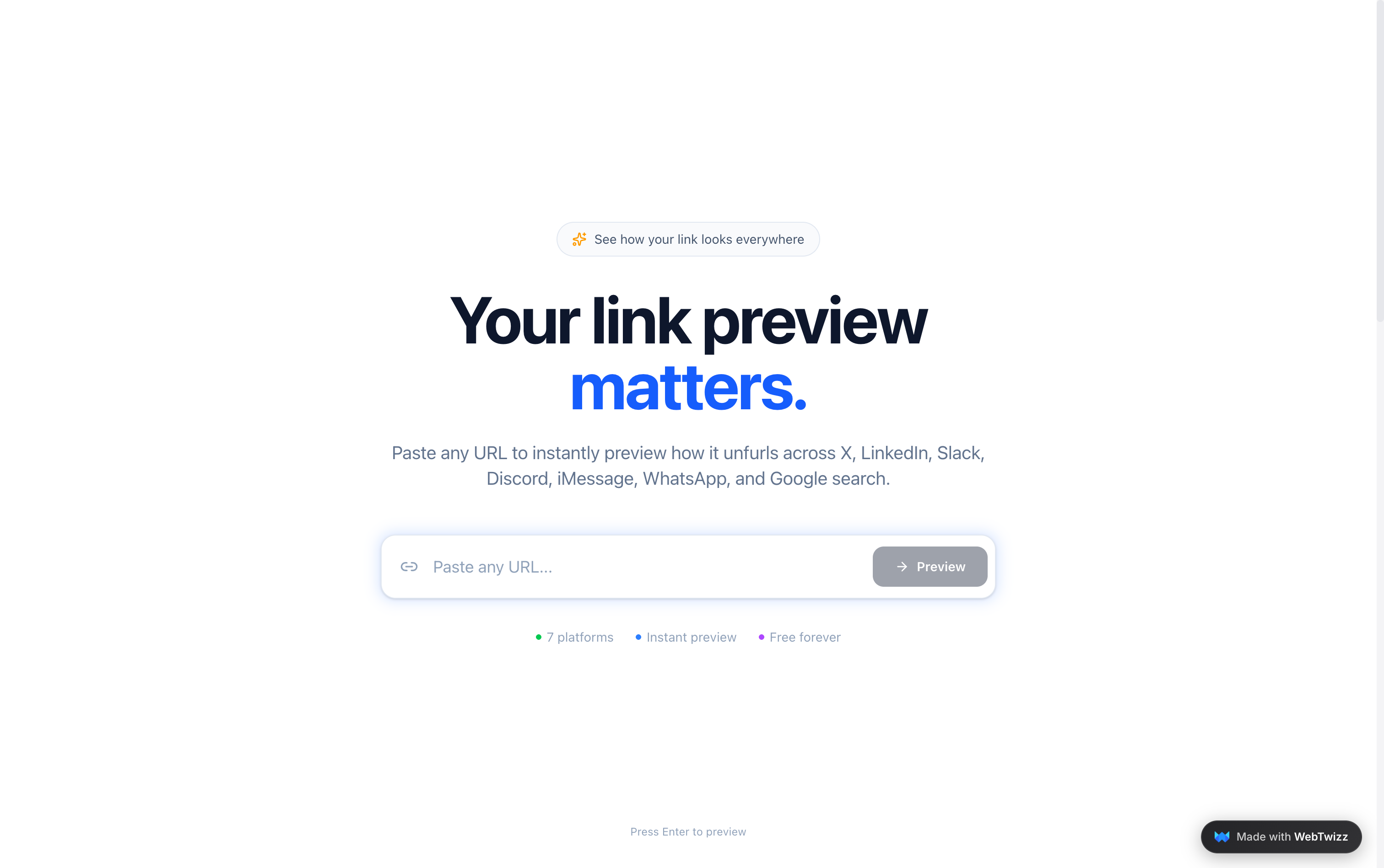 LinkPreview preview